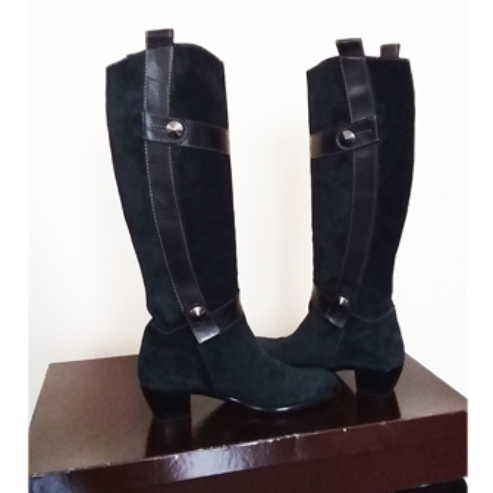 VERO CUOIO WOMEN' SUEDE BOOTS MADE IN ITALY